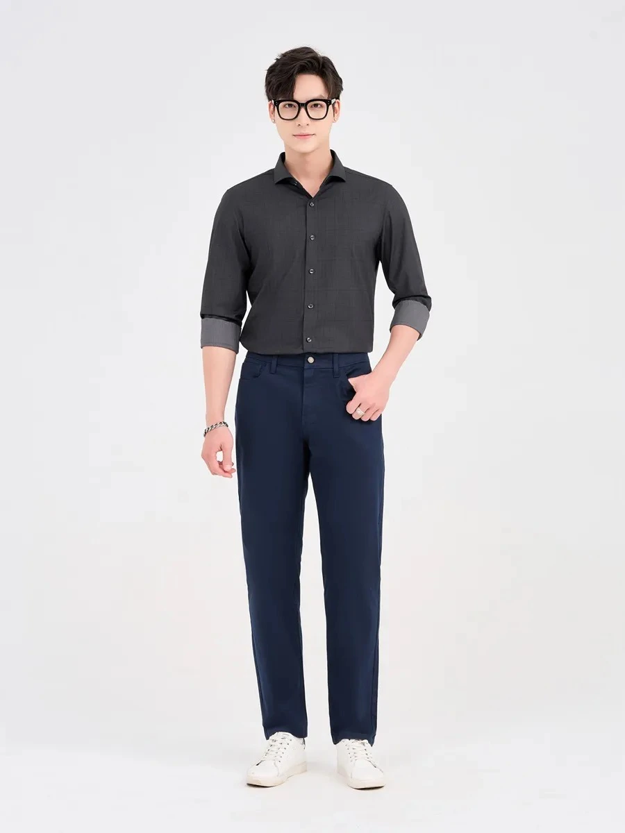 Quần Jeans Nam Slim Denim Like Cơ Bản