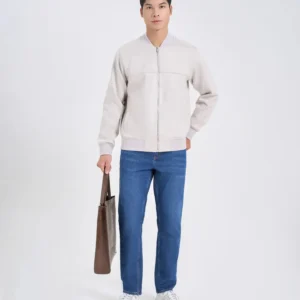 Áo Khoác Bomber Nam Da Lộn