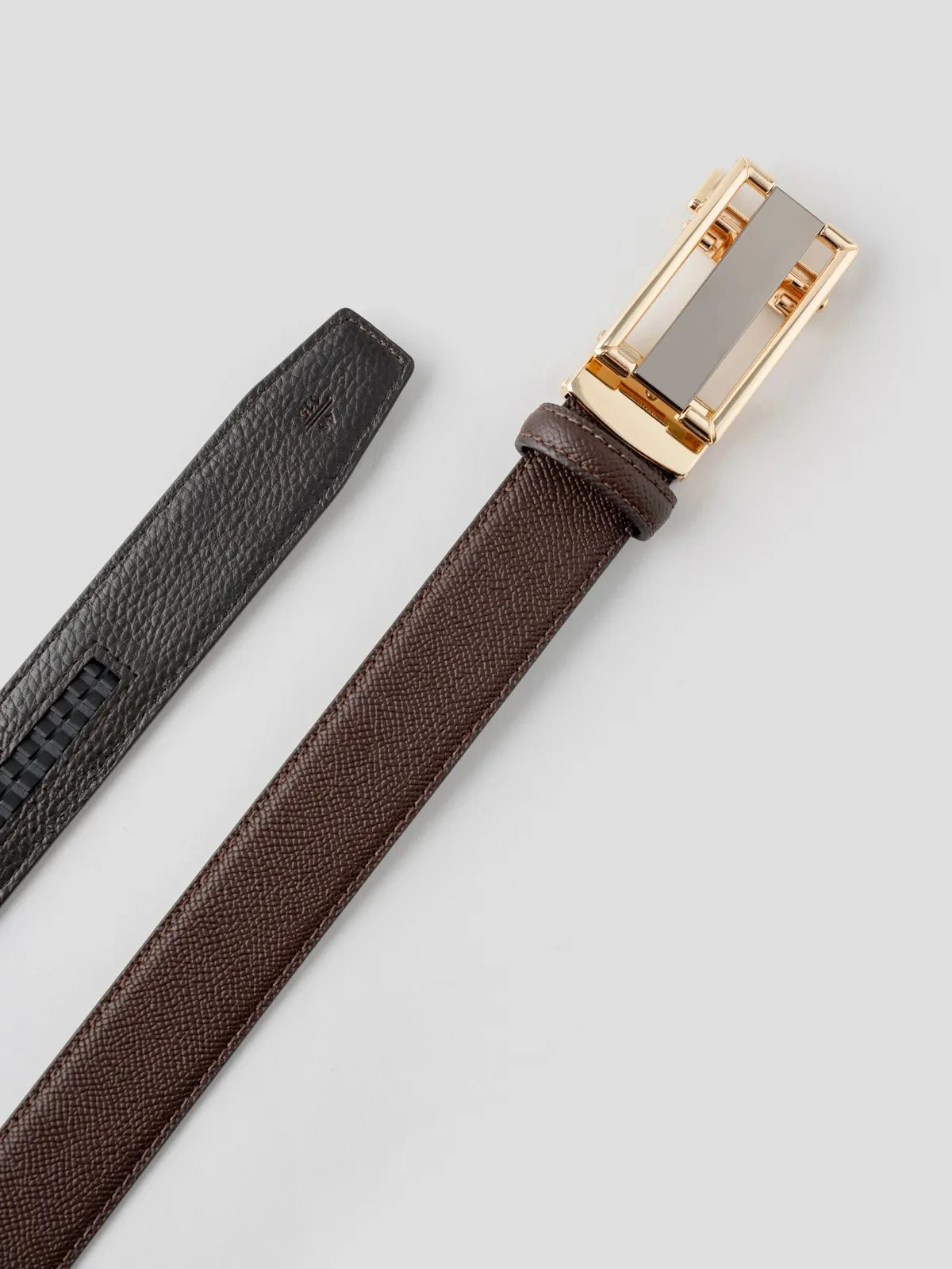 Thắt Lưng Nam Khoá Tự Động Mặt Kim Loại - Ảnh 2